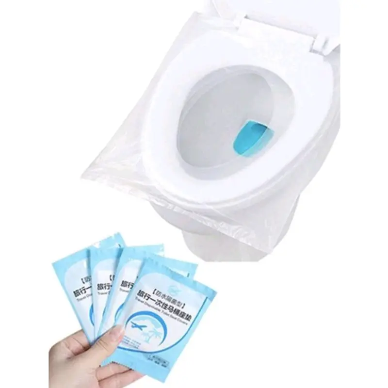 Alas Duduk Kloset Travel WC Umum Disposable Seat Cover Plastik Toilet Duduk 0