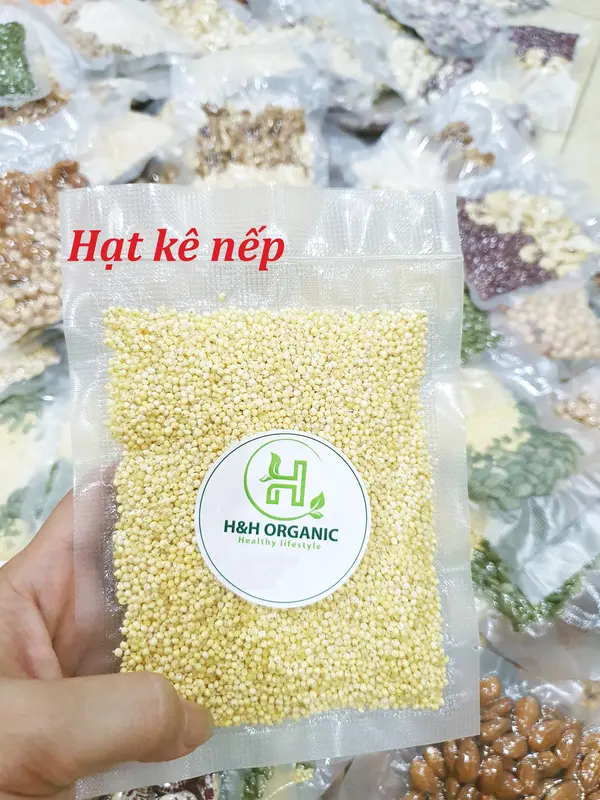 Hạt dinh dưỡng hữu cơ H&H Organic - 100g, làm sữa hạt, nấu cháo ăn dặm, nấu cơm, đậu gà, hà lan, hạt kê, diêm mạch, kiều mạch, mè đen, lăng đỏ, đậu ngự, đậu đỏ, đậu trắng, nhân hướng dương, đậu cúc, hạt lanh, hạt chia Food 1góimè 6