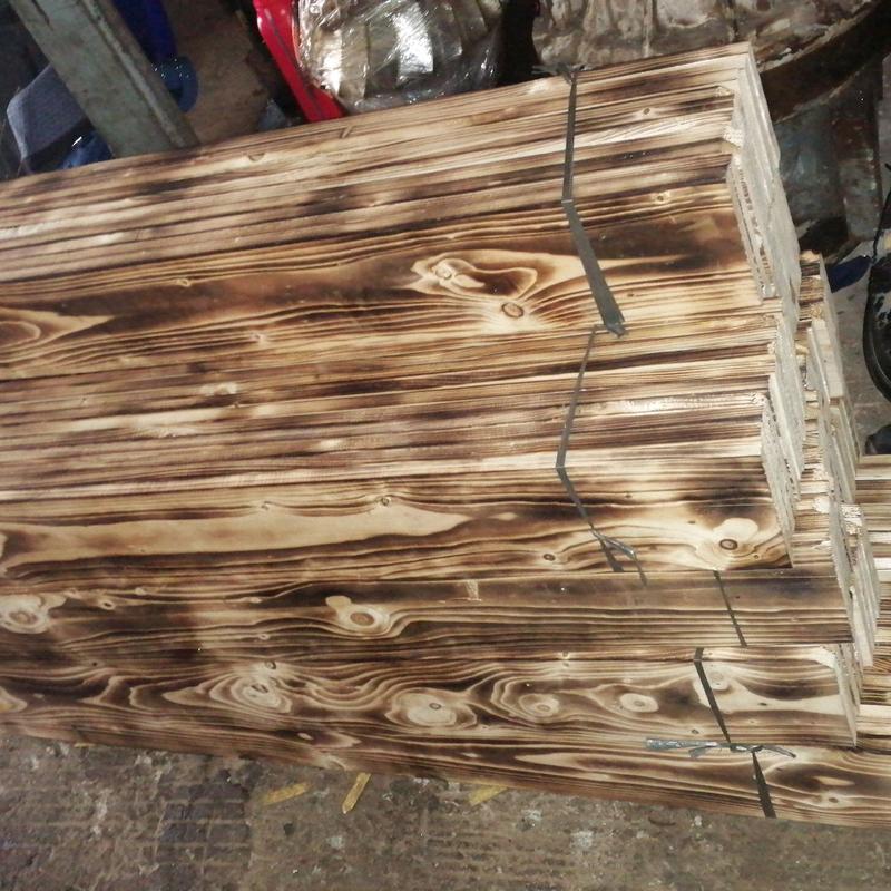 Jati Belanda motif bakar 1.5x8x110cm Kayu 1