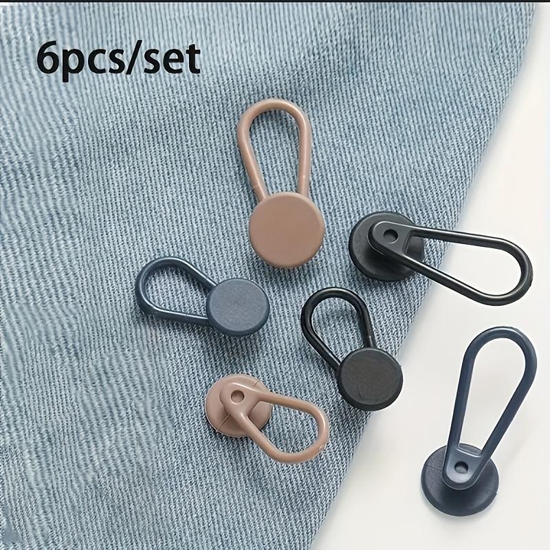Bộ Mở Rộng Eo Quần Jean Có Thể Điều Chỉnh 6 Chiếc, Không Cần May, Mở Rộng Nút Có Thể Tháo Rời, Màu Đen Và Xanh Navy, Thiết Kế Rỗng Để Thoải Mái Và Vừa Vặn Hoàn Hảo, Lý Tưởng Để Mặc Thường Ngày, Du Lịch Và Sử Dụng Hàng Ngày 3