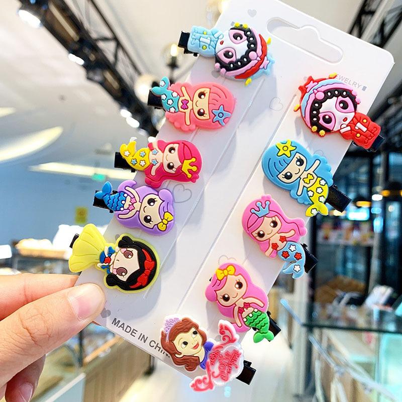 Product Introduction of Korean Style Super Cute Children Barrettes Girls Baby Ice Cream Does Not Hurt Hair Duckbill Clip Little Clip Hairpin Bang Clip Women 7