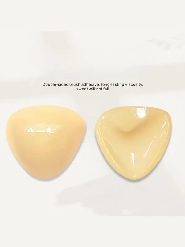 Sticky Inserts - Instant Chest Double Sided Adhesive Bra Cup, Back To School Wear Enhancer, Intimate products, Push Up Ultra Breast Inserts Womenswear Accessories, Lingerie Wear, Soft Invisible Sticky Bra Pad, Women's Underwear 4