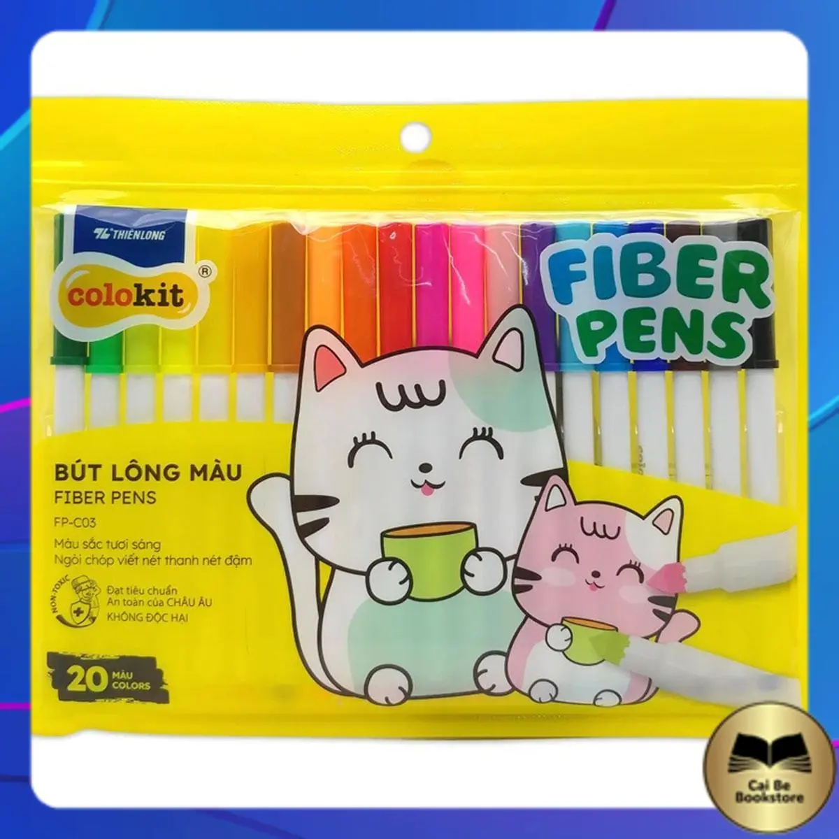 [Chính hãng] Bút lông Colokit FP-C03 20 màu -  Nhà Sách Cái Bè CH5