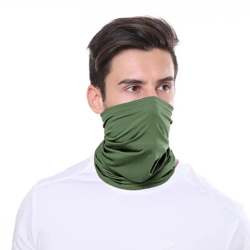 Khăn Xếp Chống Nắng, Chất Liệu Lụa Lạnh Thấm Hút Mồ Hôi, Nửa Mặt Nạ Đi Xe Đạp, Khăn Xếp Khăn Xếp Thoáng Khí, Thích Hợp Để Chạy Bộ Và Câu Cá, Khăn Xếp Ma Thuật 1