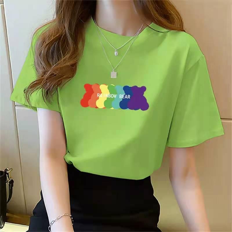 Product Introduction of Áo Thun Mùa Hè, Màu Vàng, ngắn Tay, Chất Liệu Lụa Sữa, Dáng Rộng Vừa Vặn, Dài Trung Bình Áo Tay Lửng Áo, Dành Cho Nữ, Hàng Mới Về, Áo Lớp Nền 12