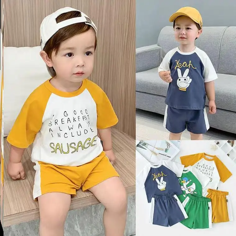(8-19kg) Bộ cộc tay chất thun lạnh- Bộ cộc tay  minky mom  phong cách nhật bản cho bé