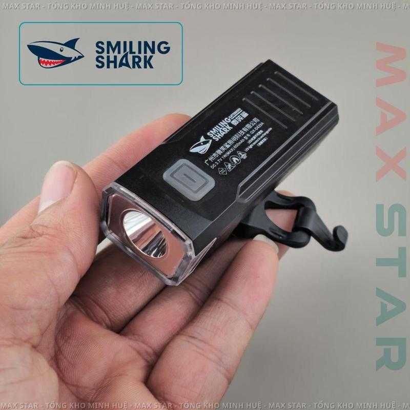 Đèn xe đạp thể thao mini SMILING SHARK D429 3 cấp độ sáng sạc trực tiếp qua cổng TYPE-C tiện lợi dendo ida đèn pin thông minh 2