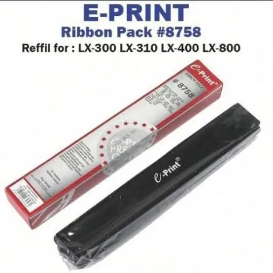 RIBBON PACK E-PRINT #8758 FOR LX 300 / PITA PRINTER REFILL #8758 - Shop ...