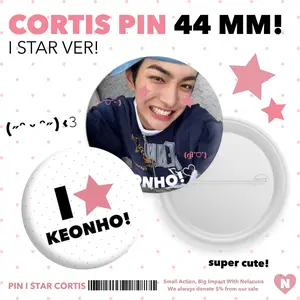 CORTISS PIN 44 MM I STAR VER! JUHOON KEONHO MARTIN SEONGHYEON JAMES [NELACUNA}