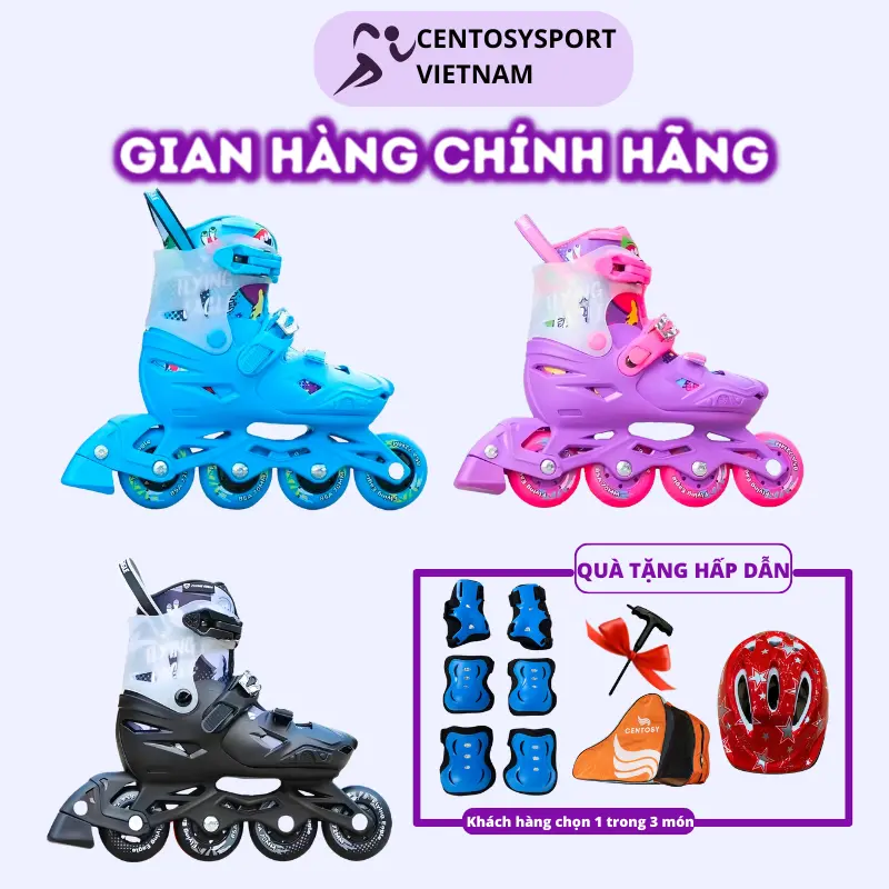 Giày Trượt Patin Trẻ Em Flying Eagle S3 Cosmo - Form Chắc Chắn, Bánh Chất Lượng