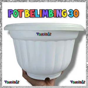 Pot Bunga Besar Model Belimbing No 30 Diameter 28 cm