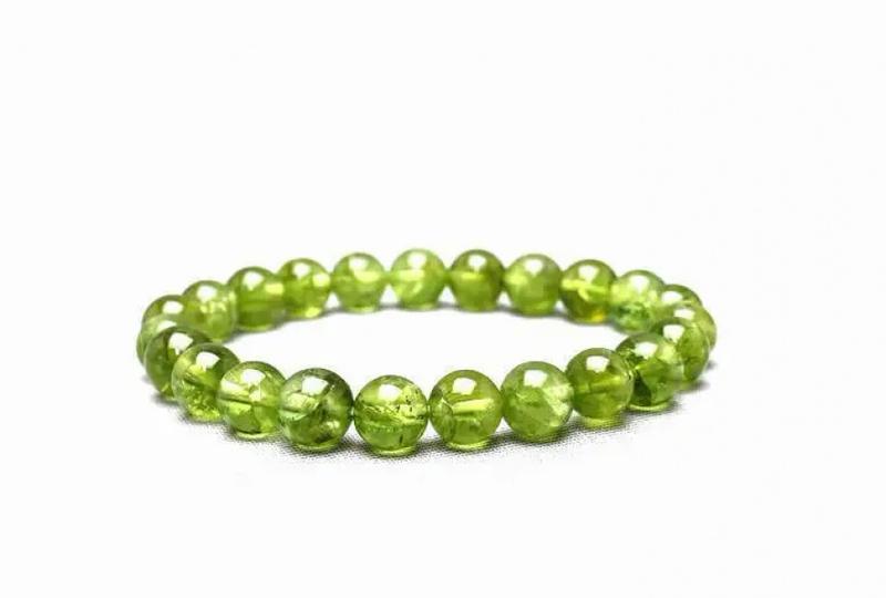 Product Introduction of Peridot Bracelet Natural Jewelry Green Natural Stone Peridot Jewelry Green Stone Yoga Bracelet Gift For Hei Pulse DecoreCostumeJewelry & Accessories 11