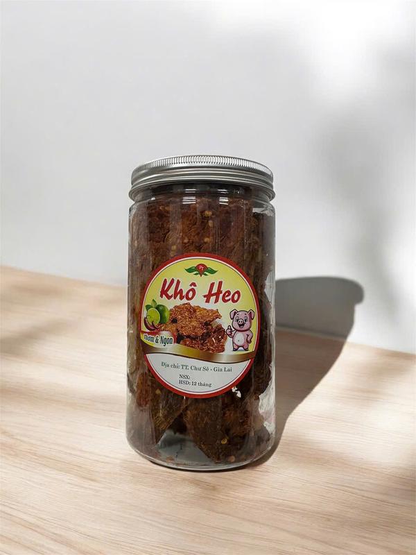 Khô Heo Miếng Vị Cay Tứ Xuyên khô heo giả bò 500g Loại 1 - Mẹ Phượng Ba Con Food Ăn Vặt