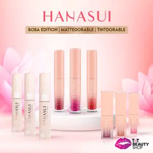 HANASUI MATTEDORABLE LIP CREAM | MATTE DORABLE LIPCREAM LIPSTICK CAIR MATE HANASUI | BOBA EDITION LIP STAIN TINT LIPTINT