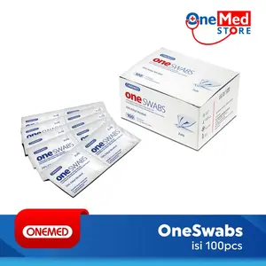 ONEMED - One Swab Kapas Alkohol 2ply OneMed box 100pcs