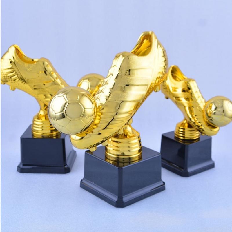 Model European Football Golden Boot Award Trophy Plastics Football Match Soccer Fans Souvenir Cup Excellent Player Award Competition Honor Football Shoe Award Home Decor 5