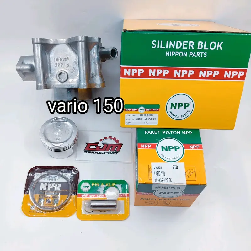 blok seher cylinder boring set piston kit seher paket vario 150 pcx 150 fi injeksi k59 k36 original npp 1