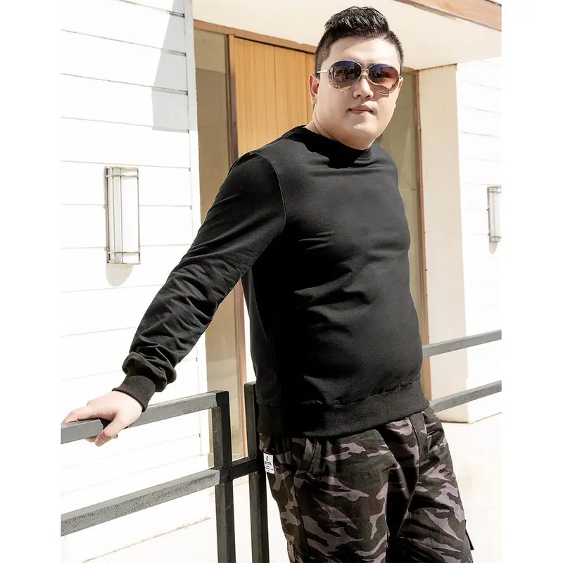 Áo thun thu đông Big size từ 85-130kg dài tay cho nam giới Bigsizevn 0