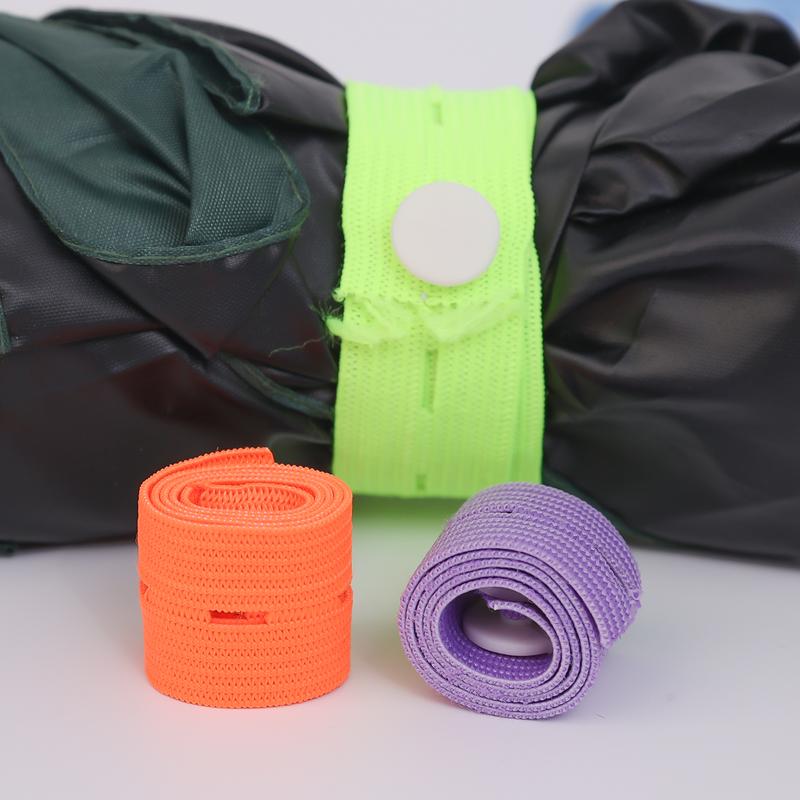 Product Introduction of 10/30Pcs Stretchable Clothes Storag Straps Random Color Adjustable Space Saving Storage Ties with Button Home Cabinet Clothes Organizer 18