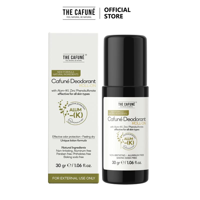 Lăn Khử Mùi Và Ngăn Mùi Hôi Cafuné Deodorant Roll On The Cafuné Phù Hợp Với Vùng Cơ Thể, Chân, Tay, Nách 30ml