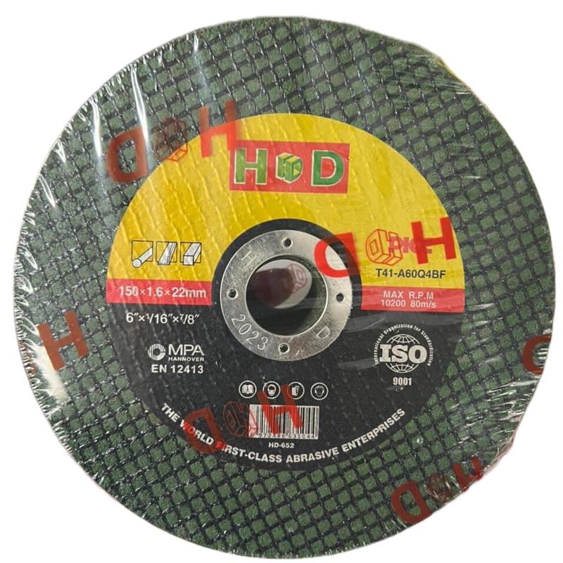 Đá cắt sắt- cắt inox chính hãng HD phi 100-125-150mm 8