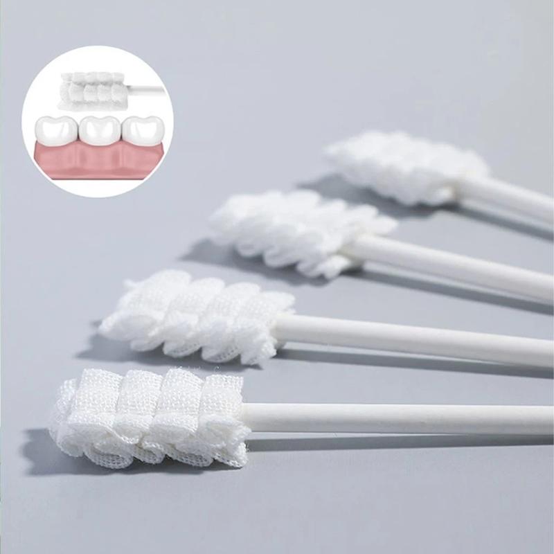 Gạc Rơ Lưỡi Vcoool, Hộp 30 que đựng lẻ từng que hút chân không đảm bảo vệ sinh rơ lưỡi cho bé 3
