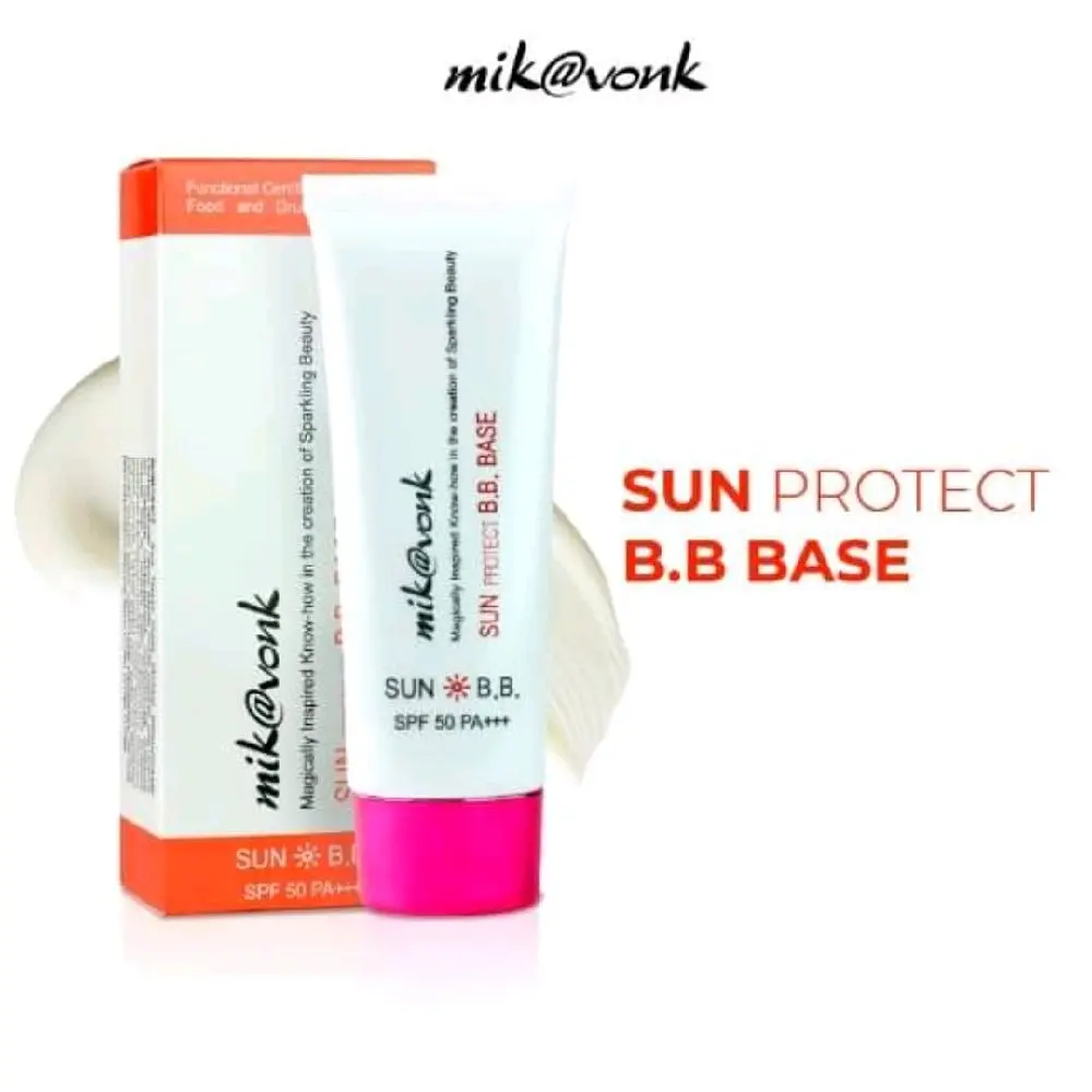 Kem Nền và chống nắng dưỡng da Mik@vonk Skincare salim son lot metysur nen E334