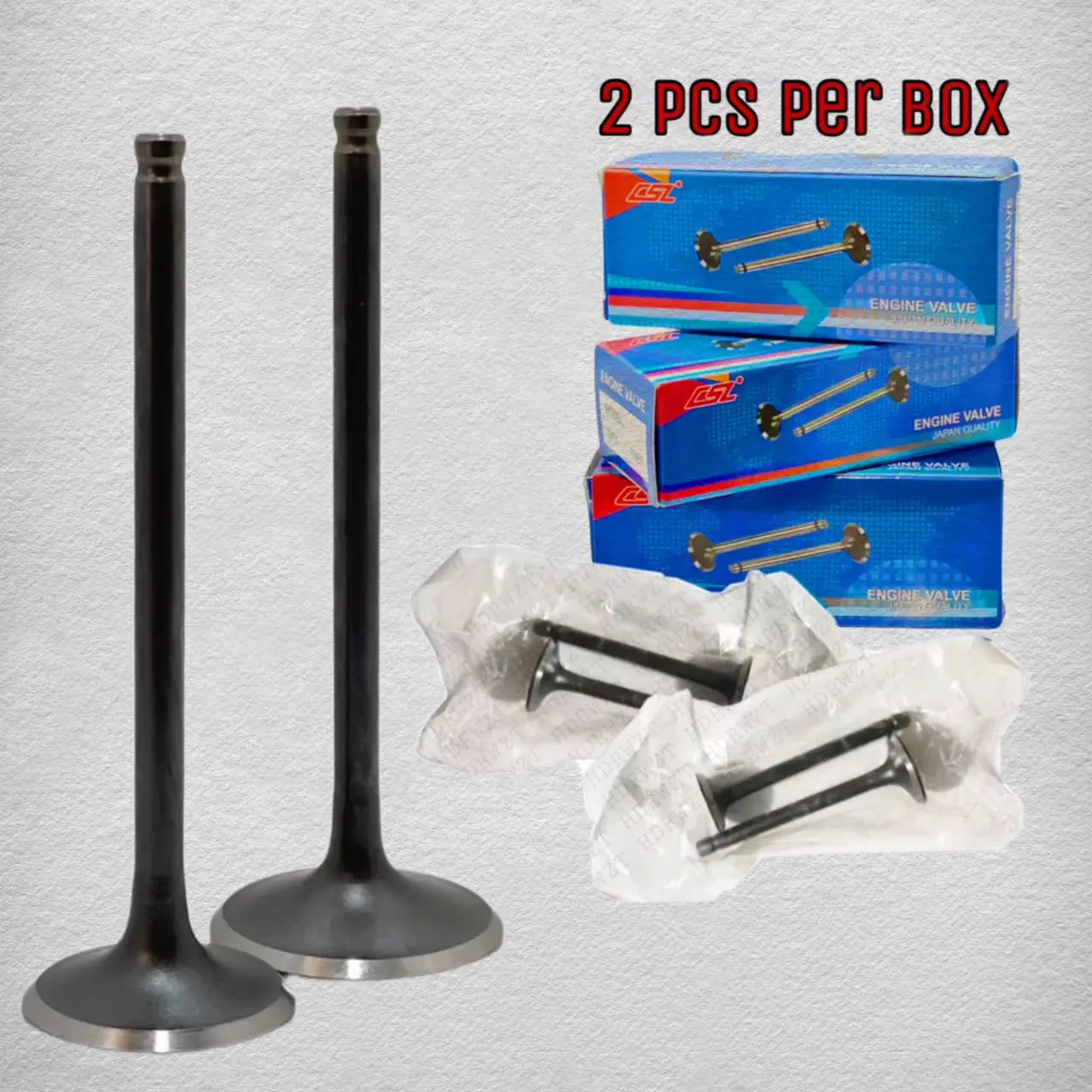 HDR DURABL ENGINE VALVE (2PCS) FOR ANY KINDS MOTORCYCLE