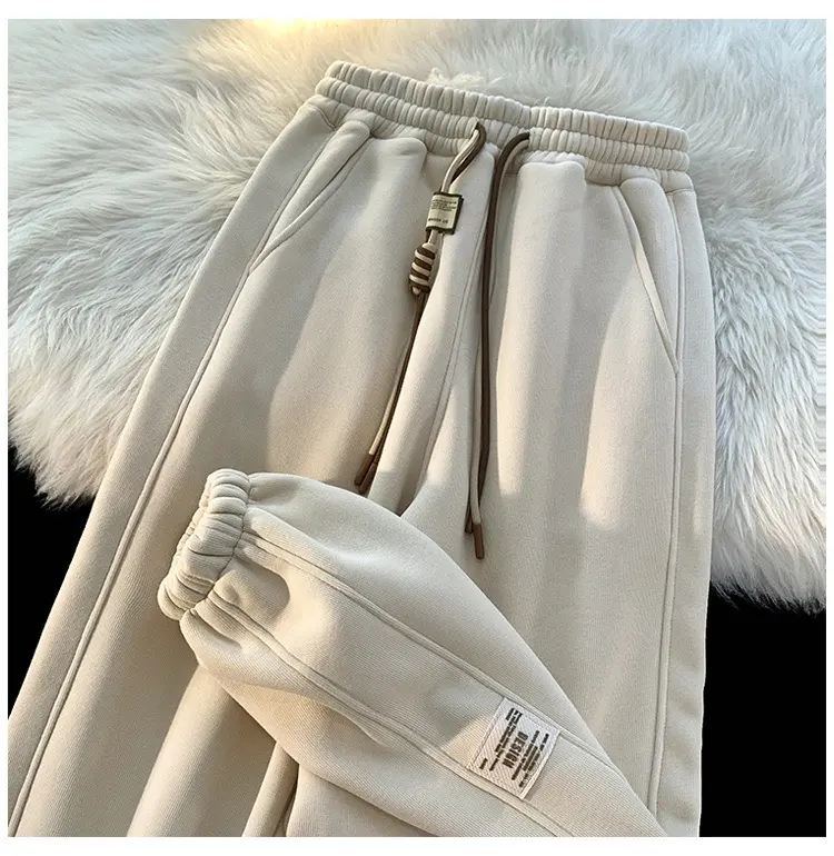 Quần Jogger Nỉ Bông Thu Đông , Quần Dài Bo Gấu Chất Liệu Nỉ Bông Dày Dặn Ấm Áp , Thu Đông 2024 Sport Nam 2