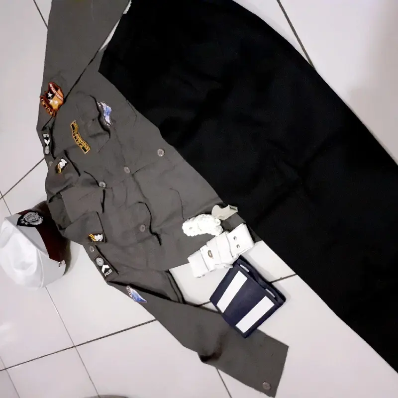 BAJU POLISI ANAK /SERAGAM POLISI ANAK/BAJU POLISI ANAK/POCIL Politik/Meme Fashion 4