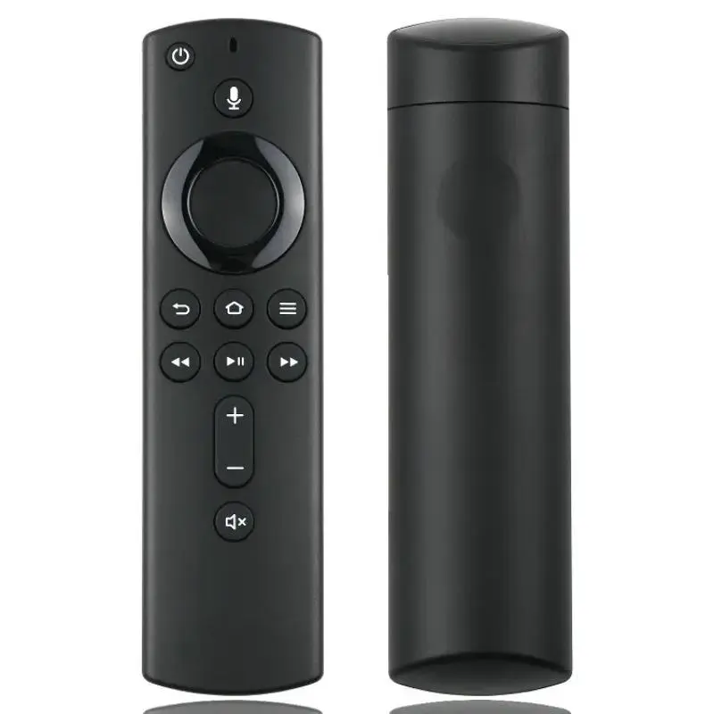 AAA Batteries Required Voice Remote Control, Replacement Remote Control, Compatible with 2nd Generation Fire TV Cube & Fire TV Stick (without Battery)