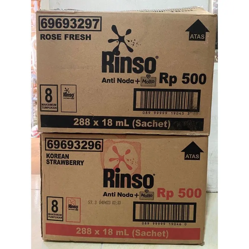 Rinso cair sachet 10pcs