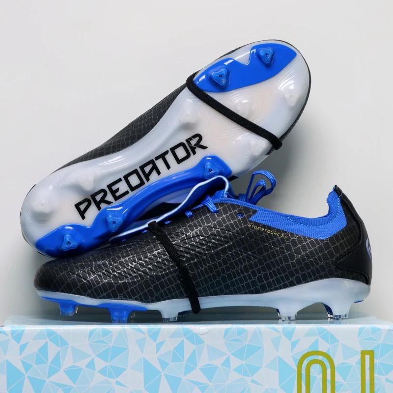 Q-2502 High Quality Mens Soccer Shoes Non-Slip Turf Soccer Cleats for Kids TF/FG Training Football Boots Chuteira Campo 35-45 7