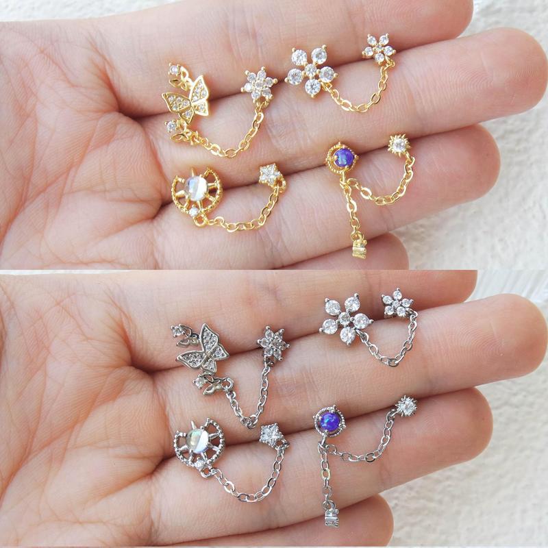1685 / 1686 -  (HARGA 1 BIJI) ANTING KARAKTER TINDIKAN HELIX TRAGUS 7