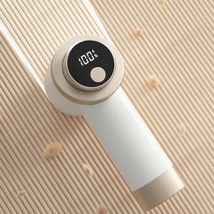 電動毛玉取り器 USB充電式 3段階スピード LEDディスプレイ付き 家庭用衣類毛玉取り器