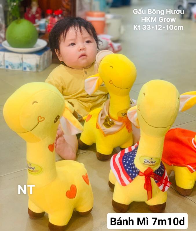  THÚ BÔNG HƯƠU CAO CỔ GROW CHO BÉ 