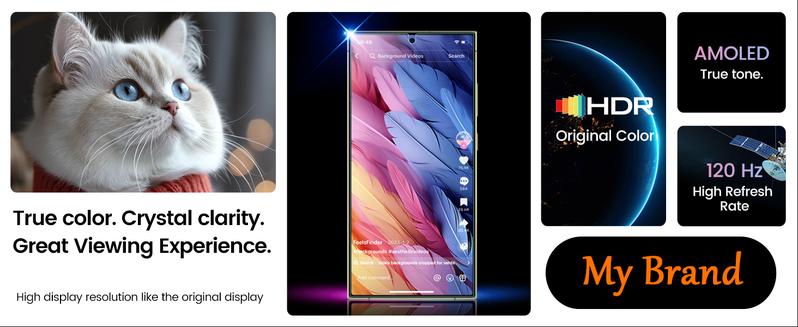 Product Introduction of Anvoro Samsung Galaxy S25 Ultra/S25 Plus/S25 Tempered Glass Screen Protector,Easy to install 20