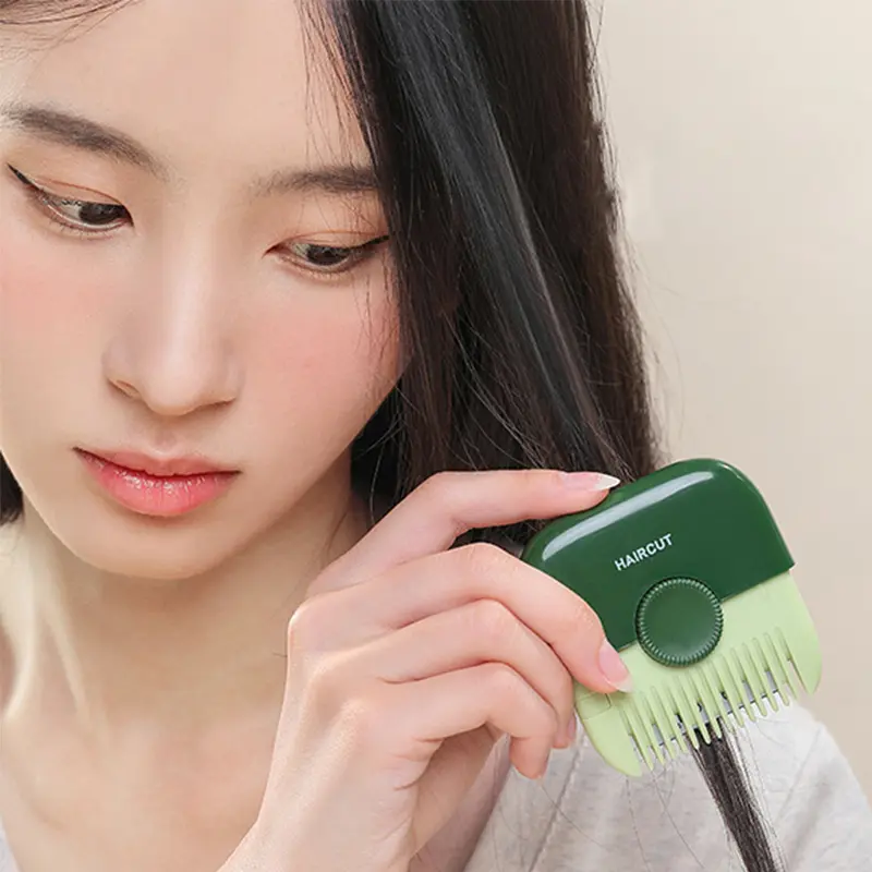 Hair Trimmer Comb Multi-functional Two-in-one Home Girls To Trim Broken Hair Bifurcation Cut Thin Special Hair Cutting Magic Stainless Steel Comfort Haircare
