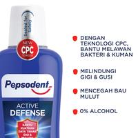 Gambar Pepsodent Mouthwash Active Defense 150Ml dari Daily Care by Unilever Kota Tangerang 2 Tokopedia