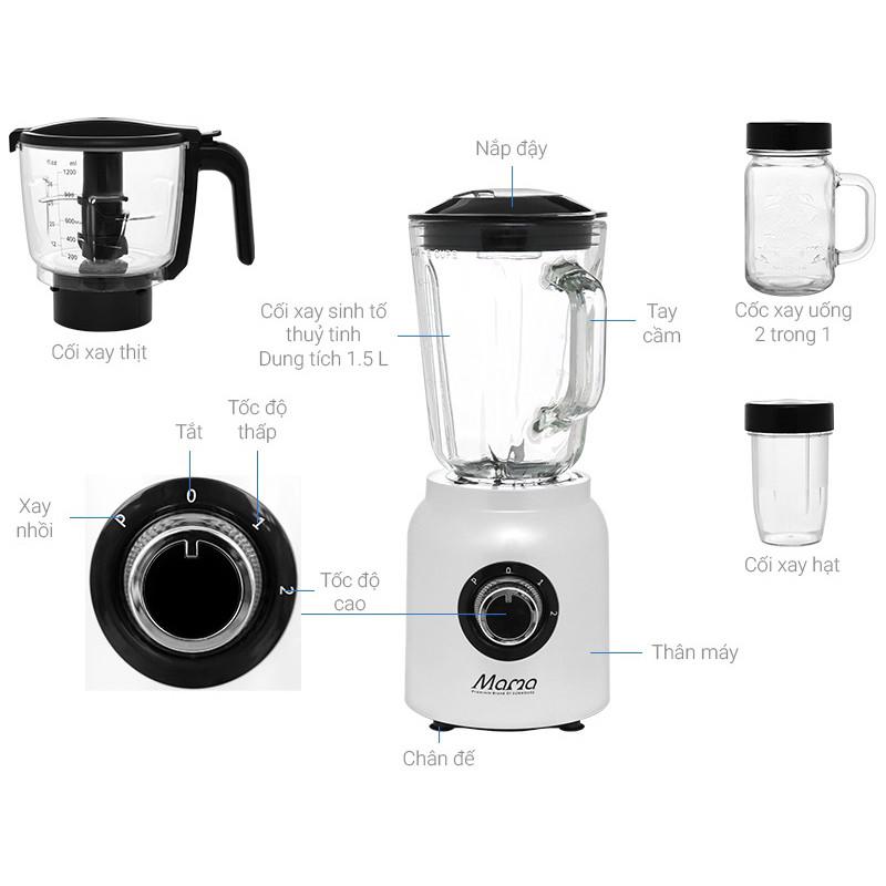 Máy xay sinh tố sunhouse SHD5353W