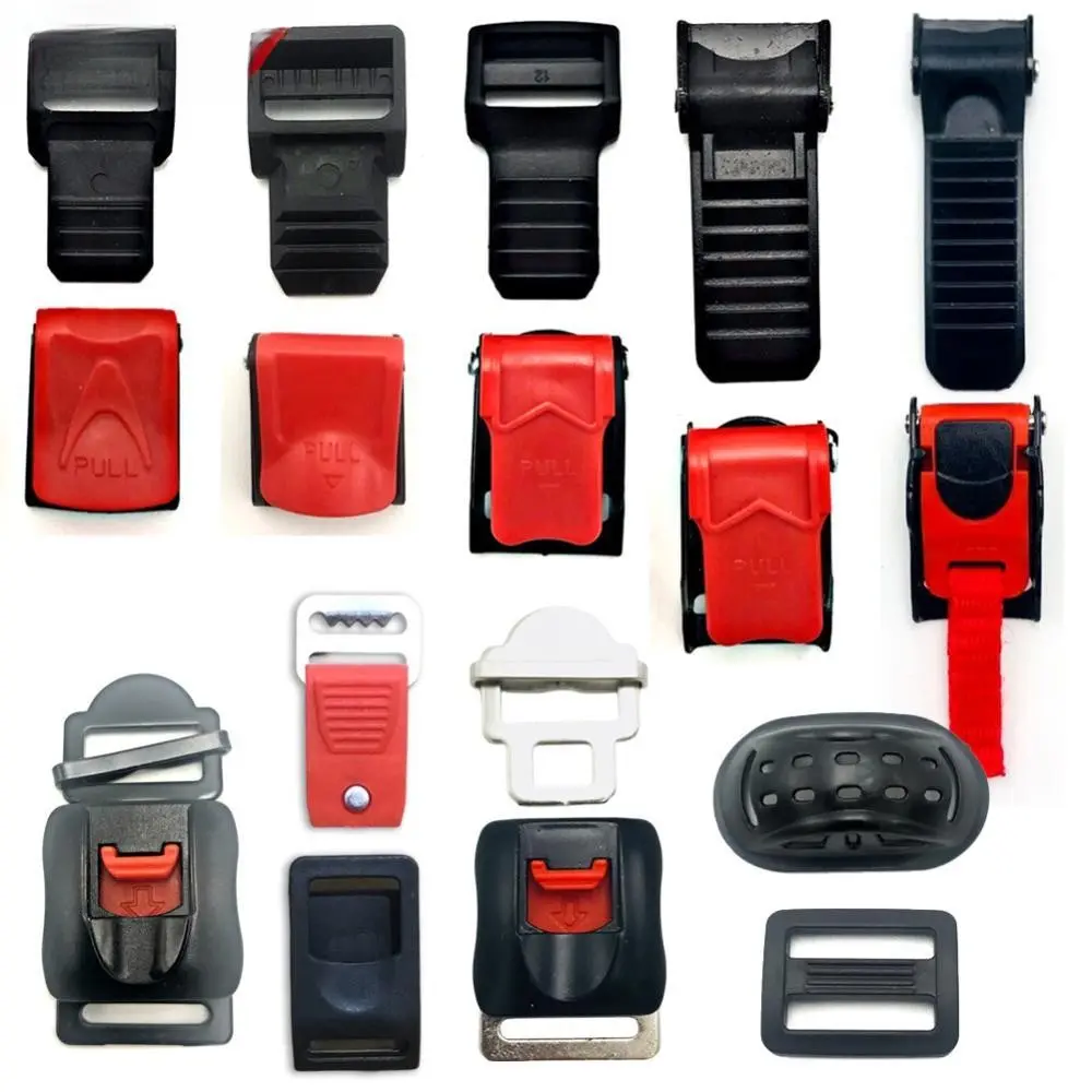 EF 1Pc Motorcycle Helmet Buckles Chin Strap Flexible Speed Sewing Clip Bicycle Helmet Buckles Motor for Bike Motocross Helmet Accessories