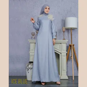 GAMIS MARWA BAHAN BAMBOO SILK + SHINE CRUST