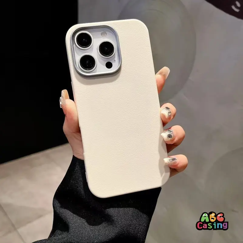 Casing Hp Untuk Samsung A15 A05 A05S A14 A35 A10s A04E A20S A04 A25 A12 A13 A03S A54 A32 A33 A55 A22 A24 A51 A34 M12 A31 A02S A03 A20 A30 A11 A23 A04S A50S A53 A52 A50 A21S A03 Core A30S A52S mewah nuansa kulit tekstur kulit Sederhana warna solid Case 6
