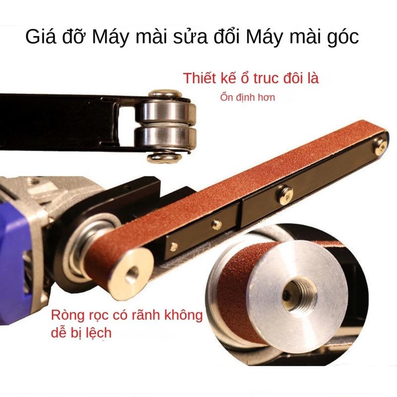 máy mài dao kéo Dây Đai Chà Nhám mini 100 125 Độ Phù Hợp Cho Máy Mài Góc giấy nhám