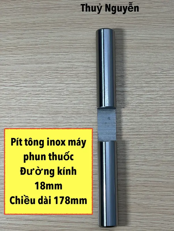 Pít tông inox máy phun thuốc 1