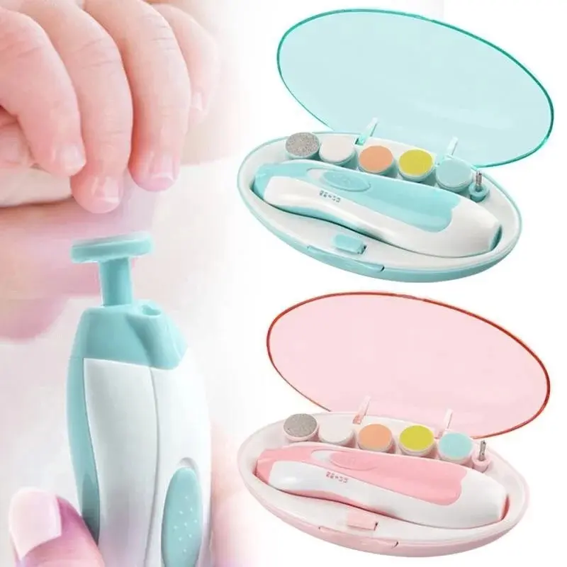 Baby Electric Nail Art Slim Device Manicure Implement Baby Care Multifunctional Nail Clippers Slim Device Baby Manicure Set