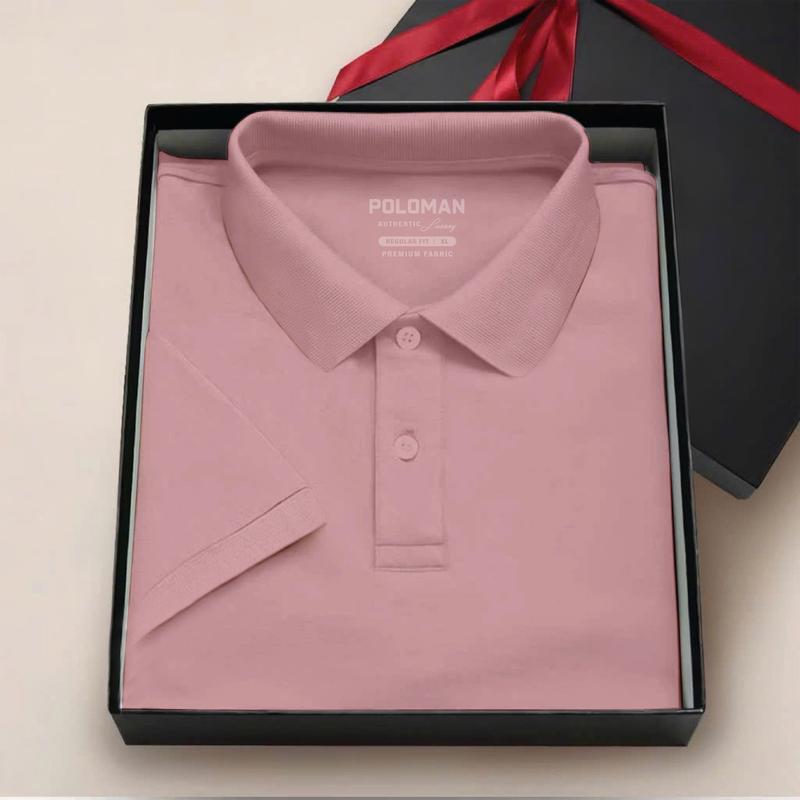 Áo Phông POLO TRƠN cổ bẻ BASIC nam CVC vải cá sấu sang trọng, lịch lãm, thoáng mát Menswear Nam Tay Ngắn Có Cổ