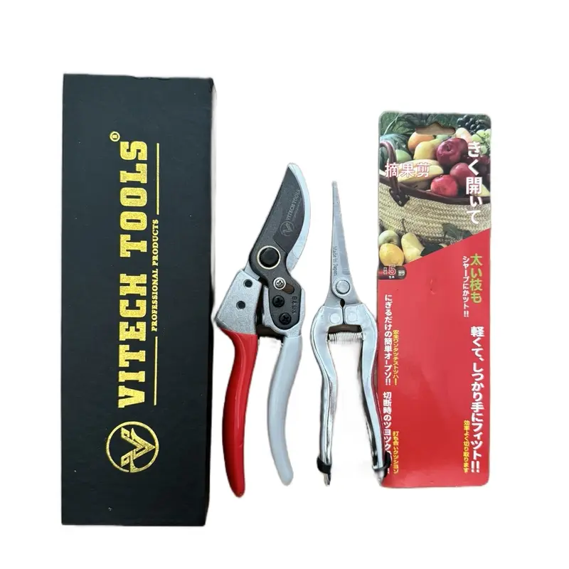 (Tặng 1 cưa mini)COMBO 2  KÉO CẮT  JAPAN (kéo hộp V1, kéo tỉa) 0