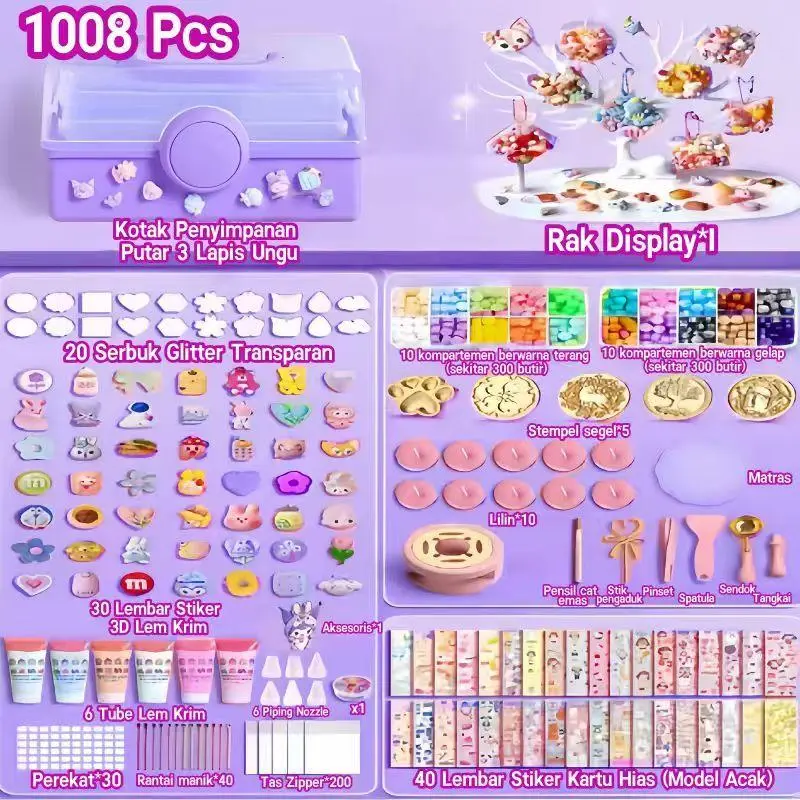 1008Pcs-Purple
