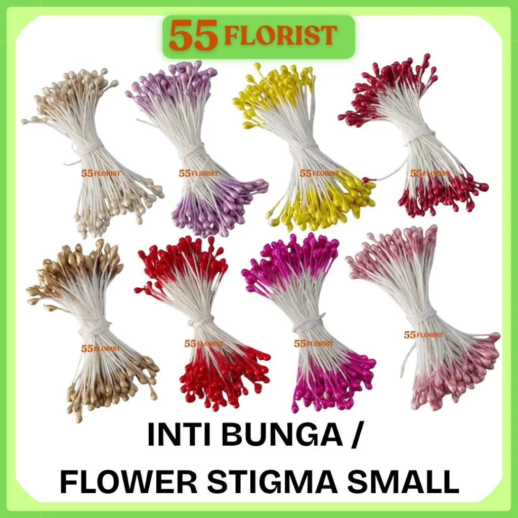 INTI BUNGA SMALL KECIL ARTIFICIAL FLOWER STAMEN STIGMA PEARL EFFECT ...